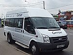 Бесплатный автобус Genser в пункт аренды автомобилей Автопрофи на Новорязанском шоссе